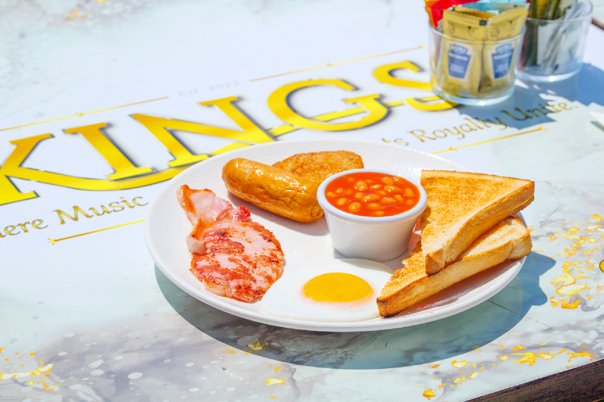 Breakfast plate served at Kings Lanzarote in Puerto del Carmen